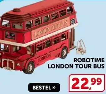Boekenvoordeel ROBOTIME LONDON TOUR BUS aanbieding