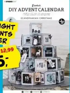 Boekenvoordeel STUDIO LIGHT DIY ADVENTS KALENDER aanbieding