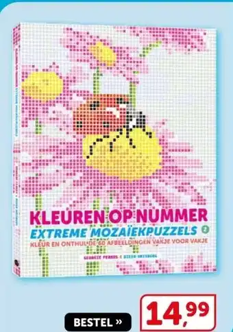 Boekenvoordeel KLEUREN OP NUMMER EXTREME MOZAÏEKPUZZELS aanbieding