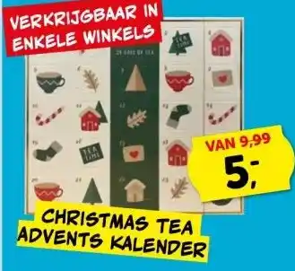 Boekenvoordeel CHRISTMAS TEA ADVENTS KALENDER aanbieding