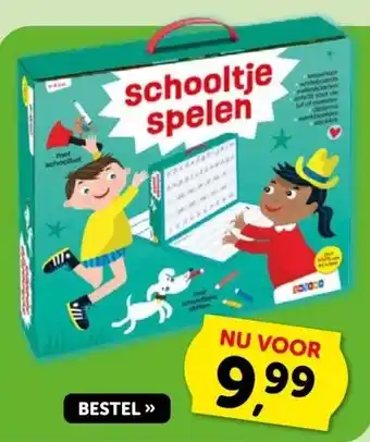Boekenvoordeel schooltje spelen aanbieding