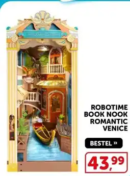 Boekenvoordeel ROBOTIME BOOK NOOK ROMANTIC VENICE aanbieding