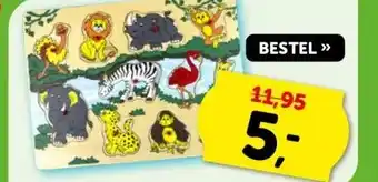 Boekenvoordeel HOUTEN KNOPPUZZELS aanbieding