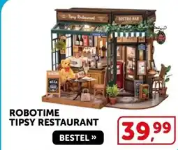 Boekenvoordeel ROBOTIME TIPSY RESTAURANT aanbieding