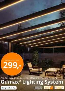 Tuinmaximaal Gumax® Lighting System aanbieding