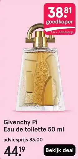 Etos Givenchy Pi Eau de toilette aanbieding
