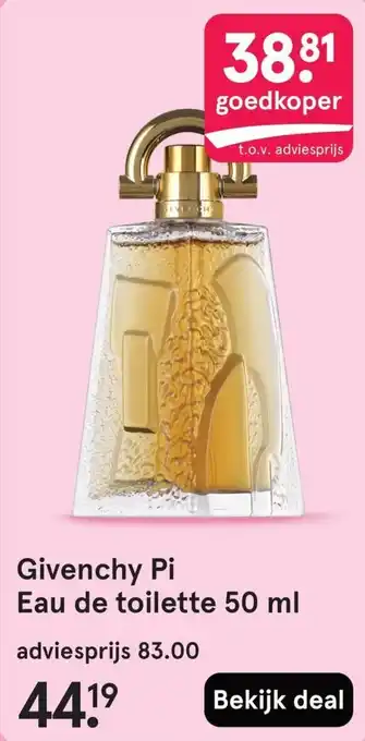 Etos Givenchy Pi Eau de toilette aanbieding