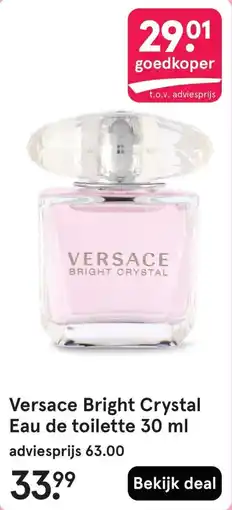 Etos Versace Bright Crystal Eau de toilette aanbieding