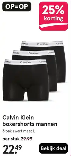 Etos Calvin Klein boxershorts mannen aanbieding