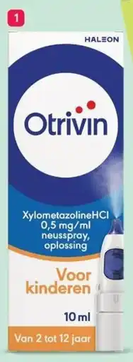 Etos Otrivin Xylometazoline HCI 0,5 mg/ml kinderneusspray bij een verstopte neus aanbieding