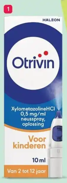 Etos Otrivin Xylometazoline HCI 0,5 mg/ml kinderneusspray bij een verstopte neus aanbieding