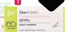 Etos Etos kinder paracetamol aanbieding