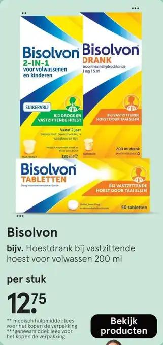 Etos Bisolvon aanbieding