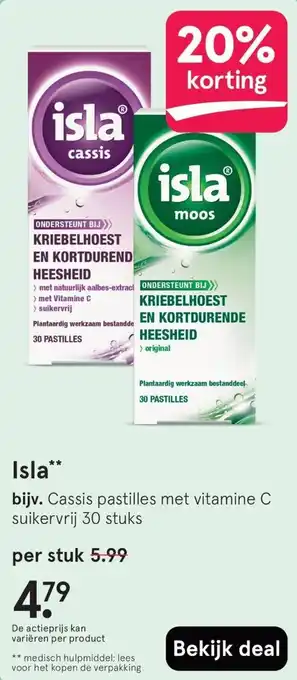 Etos Isla aanbieding