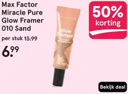 Etos Max Factor Miracle Pure Glow Framer 010 Sand aanbieding