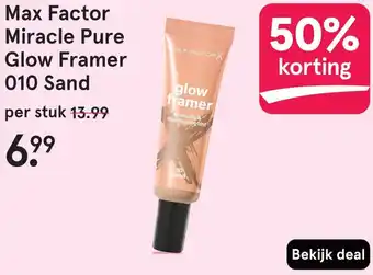 Etos Max Factor Miracle Pure Glow Framer 010 Sand aanbieding