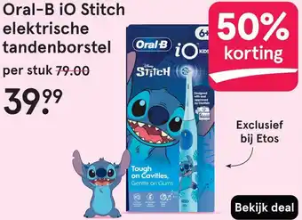 Etos Oral-B IO Stitch elektrische tandenborstel aanbieding