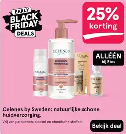Etos Celenes by Sweden: natuurlijke schone huidverzorging. aanbieding