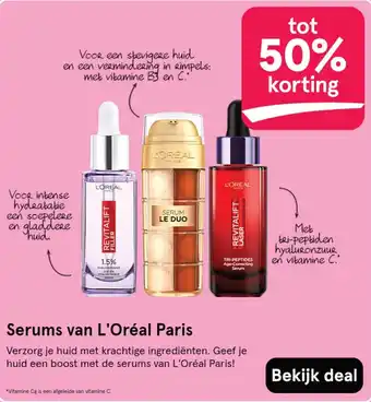 Etos Serums van L'Oréal Paris aanbieding