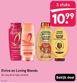 Etos Elvive en Loving Blends aanbieding