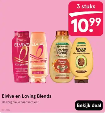 Etos Elvive en Loving Blends aanbieding