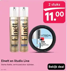 Etos Elnett en Studio Line aanbieding