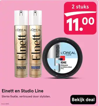 Etos Elnett en Studio Line aanbieding