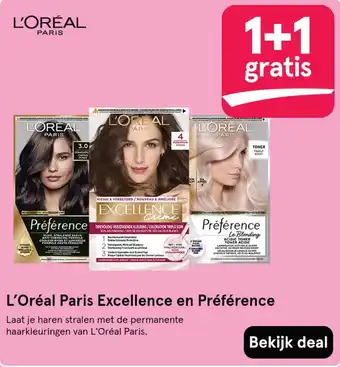Etos L'Oréal Paris Excellence en Préférence aanbieding
