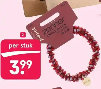 Etos Zenner x Jeanet collectie Haar elastiek kraaltjes aanbieding