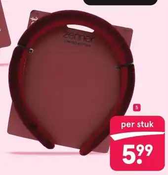 Etos Zenner x Jeanet collectie Haarband bordeaux aanbieding