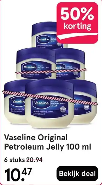 Etos Vaseline Original Petroleum Jelly aanbieding