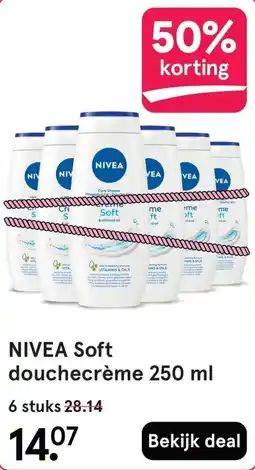 Etos NIVEA Soft douchecrème aanbieding