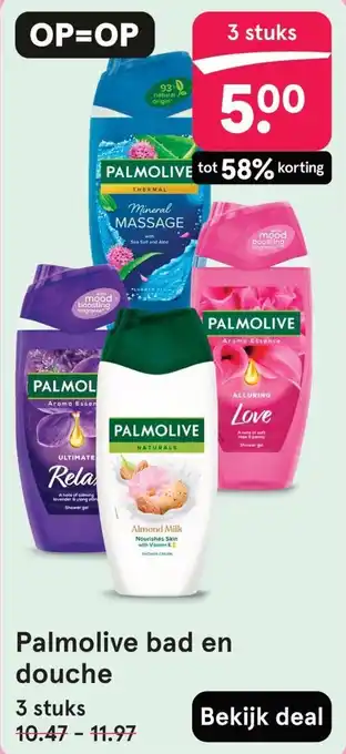 Etos Palmolive bad en douche aanbieding