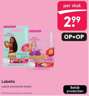 Etos Labello aanbieding