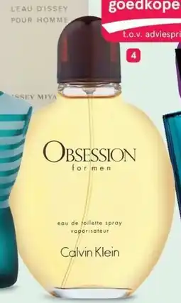 Etos Calvin Klein Obsession Homme aanbieding