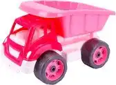 Bol.com Sun Fun Roze Kiepwagen voor Meisjes 32CM - Zandbak Speelgoed - Buitenspeelgoed aanbieding