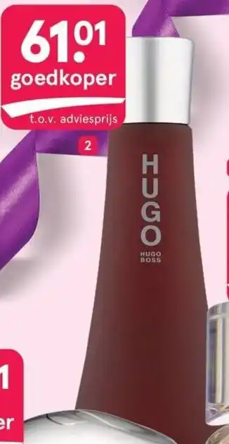 Etos Hugo Boss Deep Red aanbieding