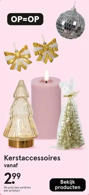 Etos Kerstaccessoires aanbieding