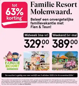 Etos Familie Resort Molenwaard aanbieding