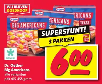 Nettorama Dr. Oetker Big Americans aanbieding