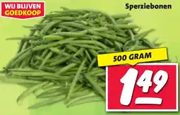 Nettorama Sperziebonen aanbieding
