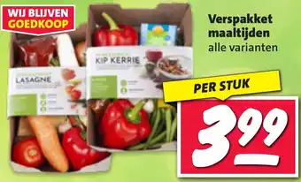 Nettorama Verspakket maaltijden aanbieding