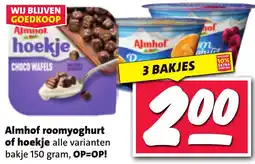 Nettorama Almhof roomyoghurt of hoekje aanbieding