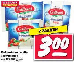 Nettorama Galbani mozzarella aanbieding