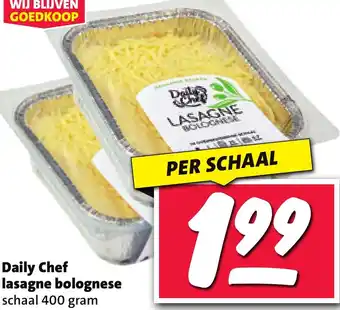 Nettorama Daily Chef lasagne bolognese aanbieding