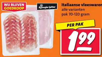 Nettorama Italiaanse vleeswaren aanbieding