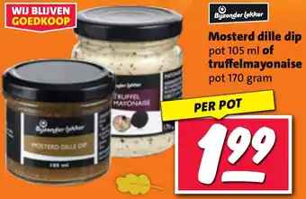 Nettorama Mosterd dille dip of truffelmayonaise aanbieding