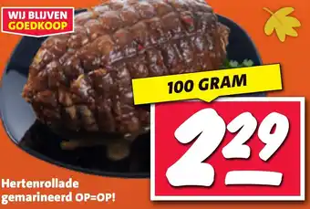 Nettorama Hertenrollade gemarineerd aanbieding