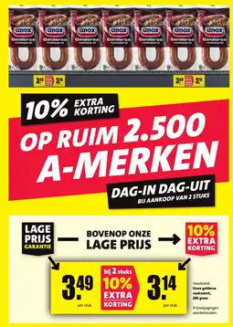 Nettorama Unox gelderse rookworst aanbieding