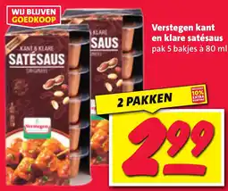 Nettorama Verstegen kant en klare satésaus aanbieding